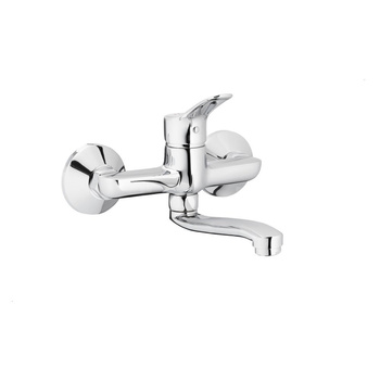 MORRIS BATERIA UMYWALKOWA ŚCIENNA, WYLEWKA 150 MM, CHROM