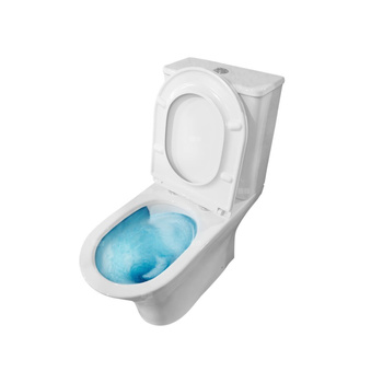 Kompakt WC Infinito z systemem cichego spłukiwania QFS z deską wolnoopadającą