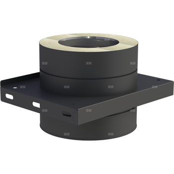 Płyta fundamentowa fi 180mm dla wsporników pośrednich lakierowana na czarno pośrednich lakierowana na czarno