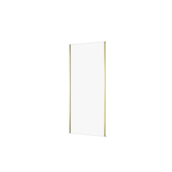 ŚCIANKA KABINY PRYSZNICOWEJ LARGA ZŁOTA MAT 80X195 SZKŁO TRANS