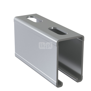 Szyna montażowa NICZUK SZME, gr. 3 mm, dł. 4000 mm, stal nierdzewna (ocynk galwaniczny)