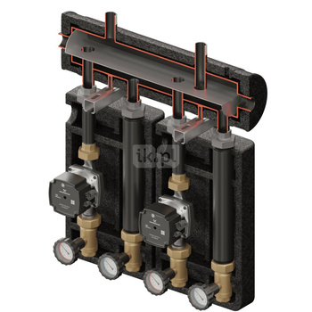 Brygada PRO 070 (KRE. 2 x grupa UNI, pompy DN25 Grundfos)