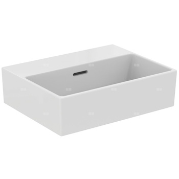 Umywalka do rąk 450x350x150 mm Spód szlifowany, bez otworu na baterię, z przelewem - EXTRA