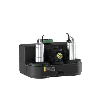 Wilo-DrainLift SANI-L.12/M523/1-EF hermetyczna pompownia ścieków, swobodny przelot kuli 44 mm