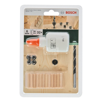 32-częściowy zestaw kołków D = 6 mm, L = 30 mm