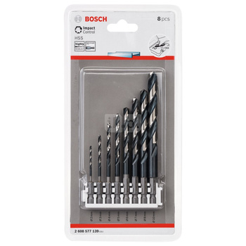 ZEST. WIERTEŁ HSS IMPACT CONTROL 8SZT.