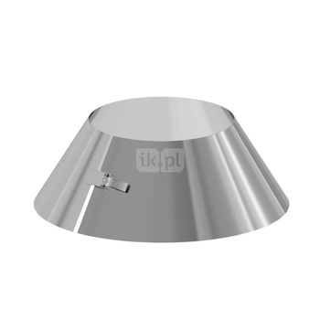 Kołnierz przeciwdeszczowy fi 130 mm RICOM ENERGY SW stal nierdzewna