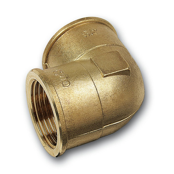 Kolano 90' SANHA PURAFIT, brąz, 3/4'' (GW)