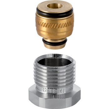 Złączka Geberit MeplaTherm do zaworów d16x1/2", typ Heimeier
