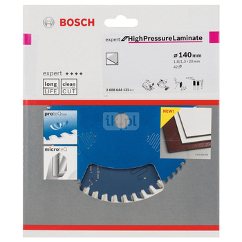 Tarcza pilarska Expert for High Pressure Laminate KSB EXPERT F.H.P.LAMINATE 140X20X1,8 42T