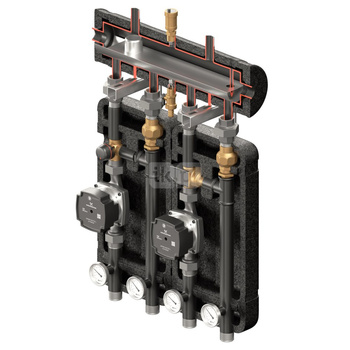 Kompania 374 (SKE 2DC+ 55kW, VTA322, VRG432, pompy DN25 Grundfos)