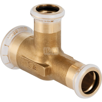 Trójnik GEBERIT Mapress redukcja 90' mosiądz 15 mm x 12 mm x 12 mm MZ