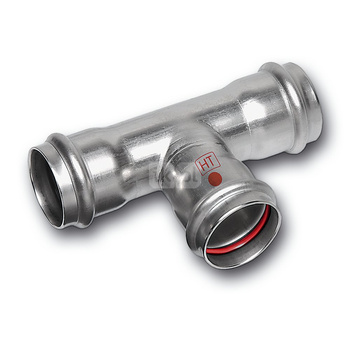 Trójnik SANHA NiroTherm Industry stal nierdzewna 22 mm (zw x zw x zw)