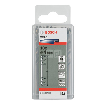 Wiertła dwustronne 4,5x58 10 szt.