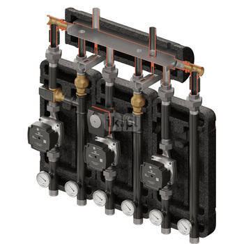Brygada 3D+ 9054 (KRE, UNI, VTA372, VRG432, pompy DN25 Grundfos, siłownik ARA)