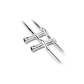 Czwórnik Concept By SANHA Therm krzyżowy do najwyższej kondygnacji stal 18 mm x 18 mm x 12 mm x 12 mm, zw x zw x zw x zw