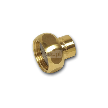 Śrubunek SANHA 930 dwuczęściowy, brąz, 22 mm x 1'' (lut wewnętrzny x GW)