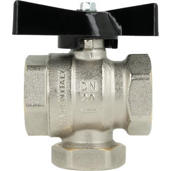 Zawór kulowy z filtrem siatkowym i magnesem BFV, GW G3/4''