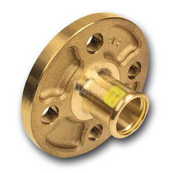 Złącze SANHA Press Gas redukcja, miedź, 28 mm x DN 25 (zw x kołnierz)