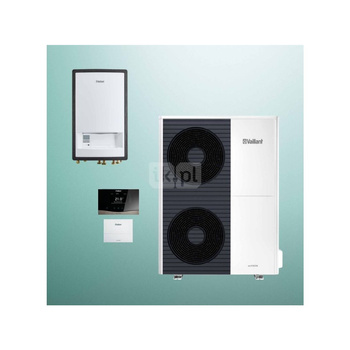 Pakiet Systemowy OZE - Pompa ciepła powietrzna powietrze-woda monoblok VAILLANT VWL 105/6A aroTHERM plus 9.2 kW 400 V + Moduł naścienny MEH 97/6 + Regulator sensoCOMFORT VRC 720