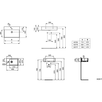STRADA UMYWALKA 60 CM