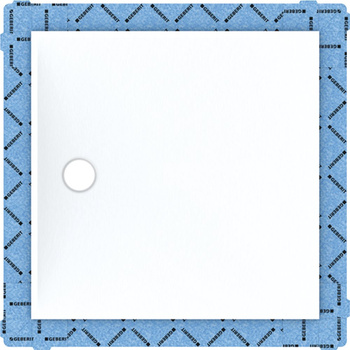 Panel do prysznica bezbrodzikowego Geberit Setaplano, kwadratowy, 120x120 cm