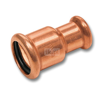 Mufa SANHA Press redukcja, miedź, 28 mm x 14 mm (zw x zw)