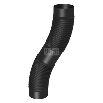 Rura Concept By JEREMIAS (pp-flex) ZW x ZW 60 x 60 mm 12500 mm spalinowa, kolor czarny