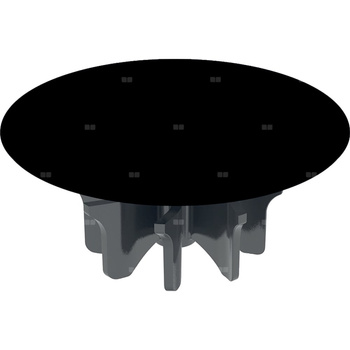 Pokrywa odpływu Geberit do zaworu zestawu odpływowego ze swobodnym przepływem, czarny mat