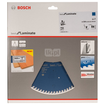 Tarcza pilarska Best for Laminate TARCZA PILARSKA SPEC LAMINE O-R 254X30X2