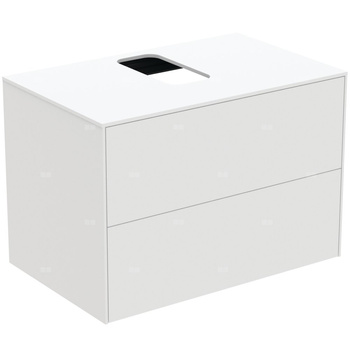 Szafka pod umywalkę 802x505x550 mm, 2 szuflady - CONCA