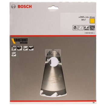 Tarcza pilarska Construct Wood PIŁA TARCZ.-H CONS W. 210X2.8X30Z14