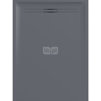 Brodzik prostokątny Geberit Sestra: 120x70x4cm, Grafit / Struktura łupka