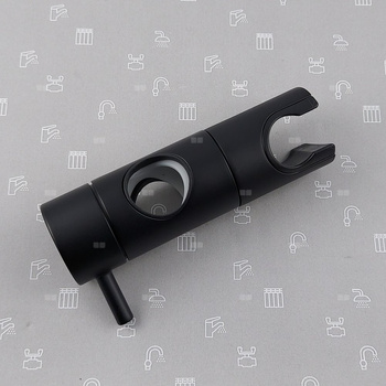 Uchwyt przesuwny rączki natrysku MOZA, LOGON PREMIUM BLACK FI24