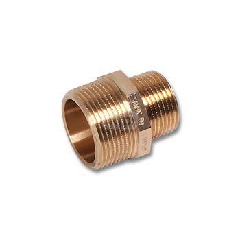 Nypel SANHA 531 redukcja, mosiądz, 3/4'' x 1/2'' (GZ)