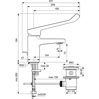 CERAPLAN BATERIA UMYWALKOWA H75 MEDYCZ. PU/M 5L