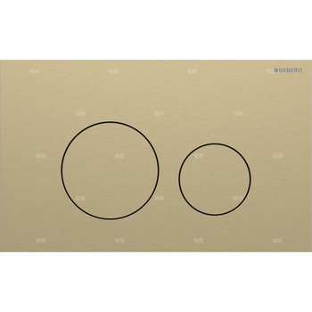 Przycisk uruchamiający Geberit Sigma40, przedni, stal nierdzewna mosiądz, okrągły