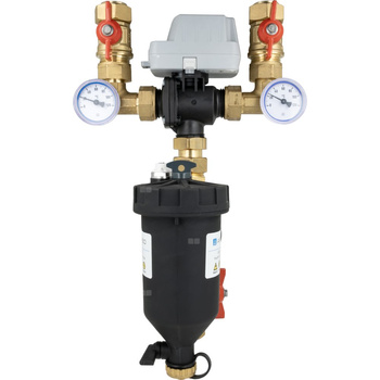 Zespół powrotu do pompy ciepła AMB Lite z zaworem przełączającym USV, separatorem zanieczyszczeń ADS 160, DN20, przyłącza G1"