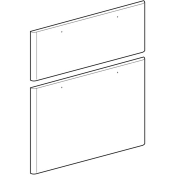 Zestaw frontów szuflad Kolo Traffic do dolnej szafki pod umywalkę, z dwoma szufladami