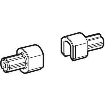 Zestaw bolców do siedziska i pokrywy deski sedesowej, do Geberit AquaClean Sela (produkowanych do 2018 roku) (2 szt.)