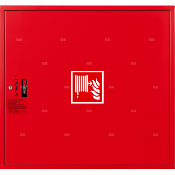 Hydrant DN 33 zawieszany, wąż 20 m, ocynk fasada, zamek patent, RAL 3000