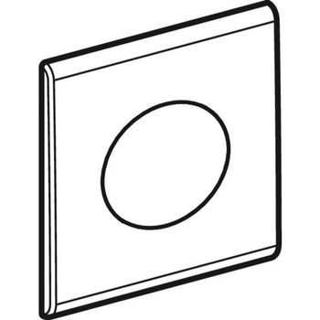 Płytka przykrywająca Geberit Samba: Chrom błyszczący