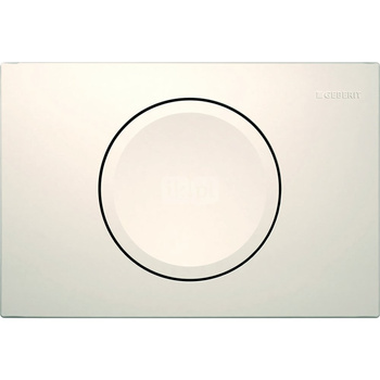 Przycisk uruchamiający Geberit Delta15, przedni, biały-alpin, okrągły