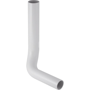 Rura spłukująca, niecentryczna, lewa, 4cm, biały-alpin