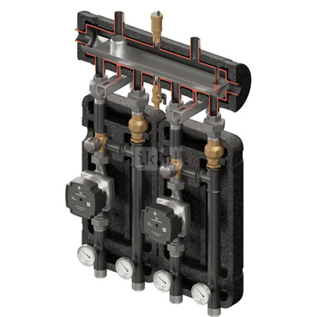 Kompania 474 (SKE 2DC+ 55kW, 2 x VRG432, pompy DN25 Grundfos)