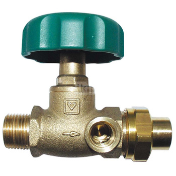 Zawór odcinający HERZ 4215AW mosiądz DN 15 GZ, max. 90'C, max. 10 bar