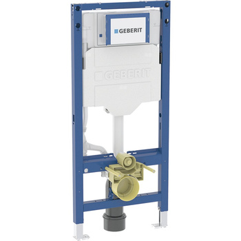 Stelaż podtynkowy Geberit Duofix do wiszących misek WC, 112 cm, ze spłuczką podtynkową Sigma 12 cm i Power & Connect Box