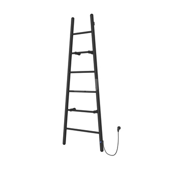 Grzejnik elektryczny (suszarka) INSTAL-PROJEKT ESCADA ELECTRO 1, wym. 1600/600 mm, kolor czarny mat,  moc 170 W