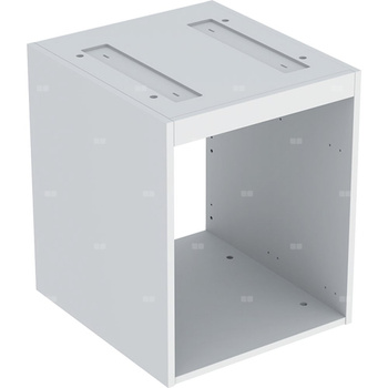 Korpus Geberit do dolnej szafki pod umywalkę stawianą na blat VariForm, z trzema szufladami: B=45cm, H=55cm, Biały / Lakierowany na wysoki połysk