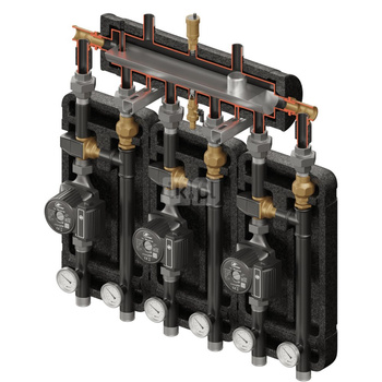 Kompania 3D+ 8555 (SKE 2DC+ 55kW, 3 x VTA372, pompy DN25 DAB/LFP)